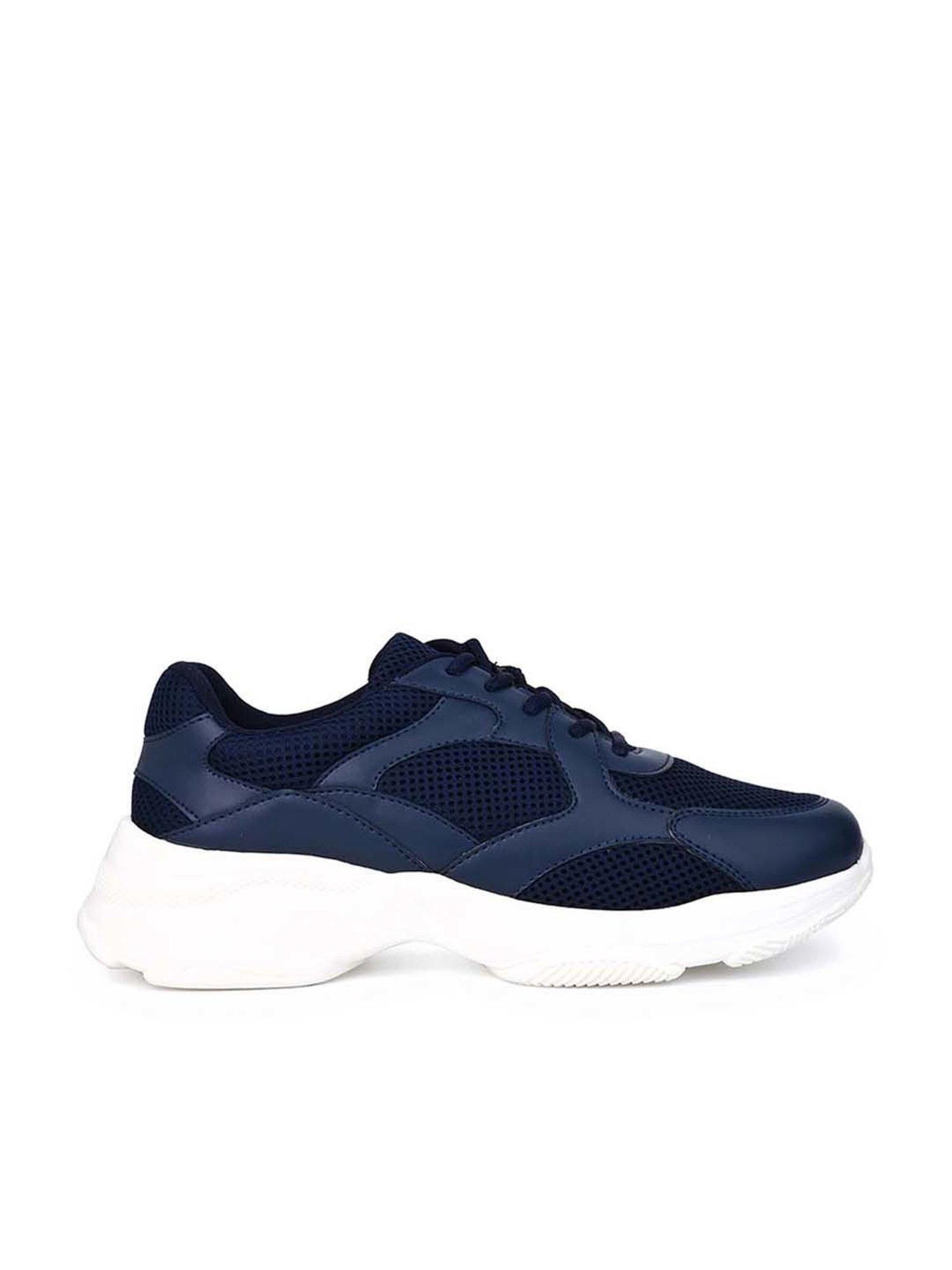 Styli Men's Navy Casual Sneakers