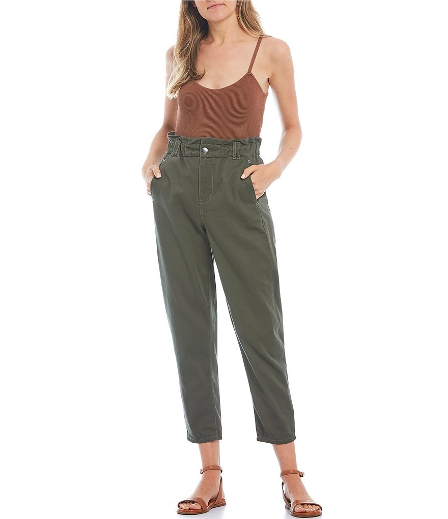 GB Paperbag Waist Twill Pants