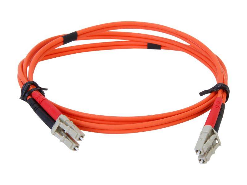Fiber Optic Cable LC-LC 9/125 Duplex Single-Mode Fiber Cable Yellow 5 meters