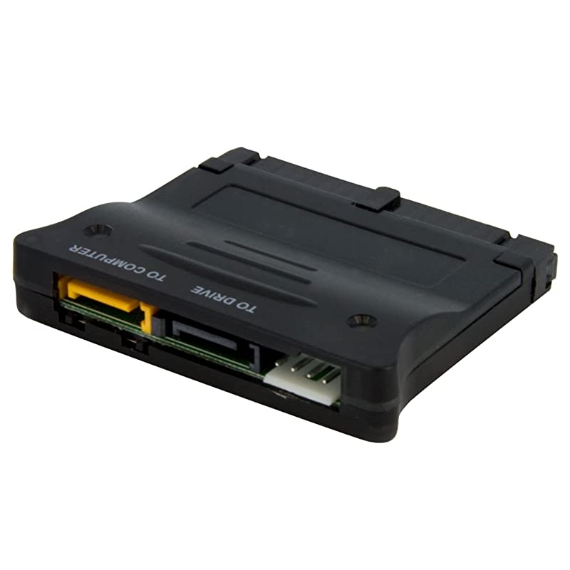 com SATA IDE Adapter - SATA IDE Adapter - Bi-Directional - IDE to SATA Adapter (PATA2SATA3),Black