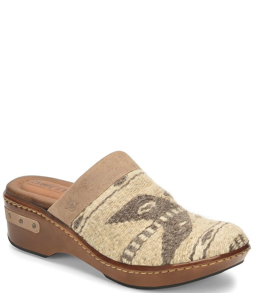 Born Bandy Southwest Wool Clogs