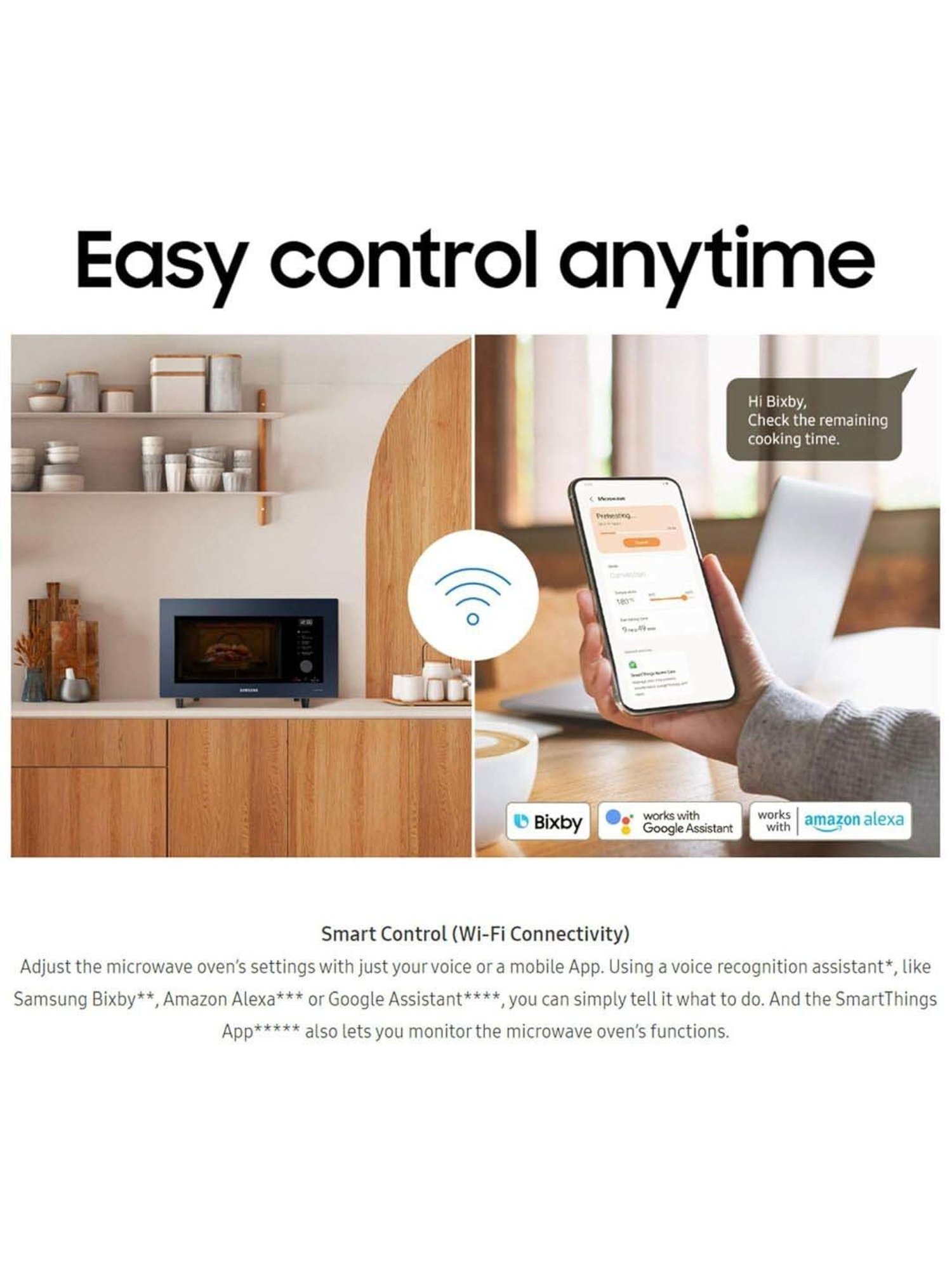 Samsung 32 L Convection Microwave Oven (MC32B7382QD/TL, Clean Navy)