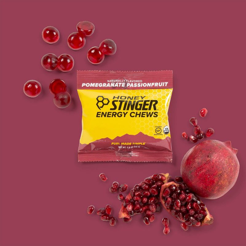 Honey Stinger Organic Energy Chews Pomegranate Passion