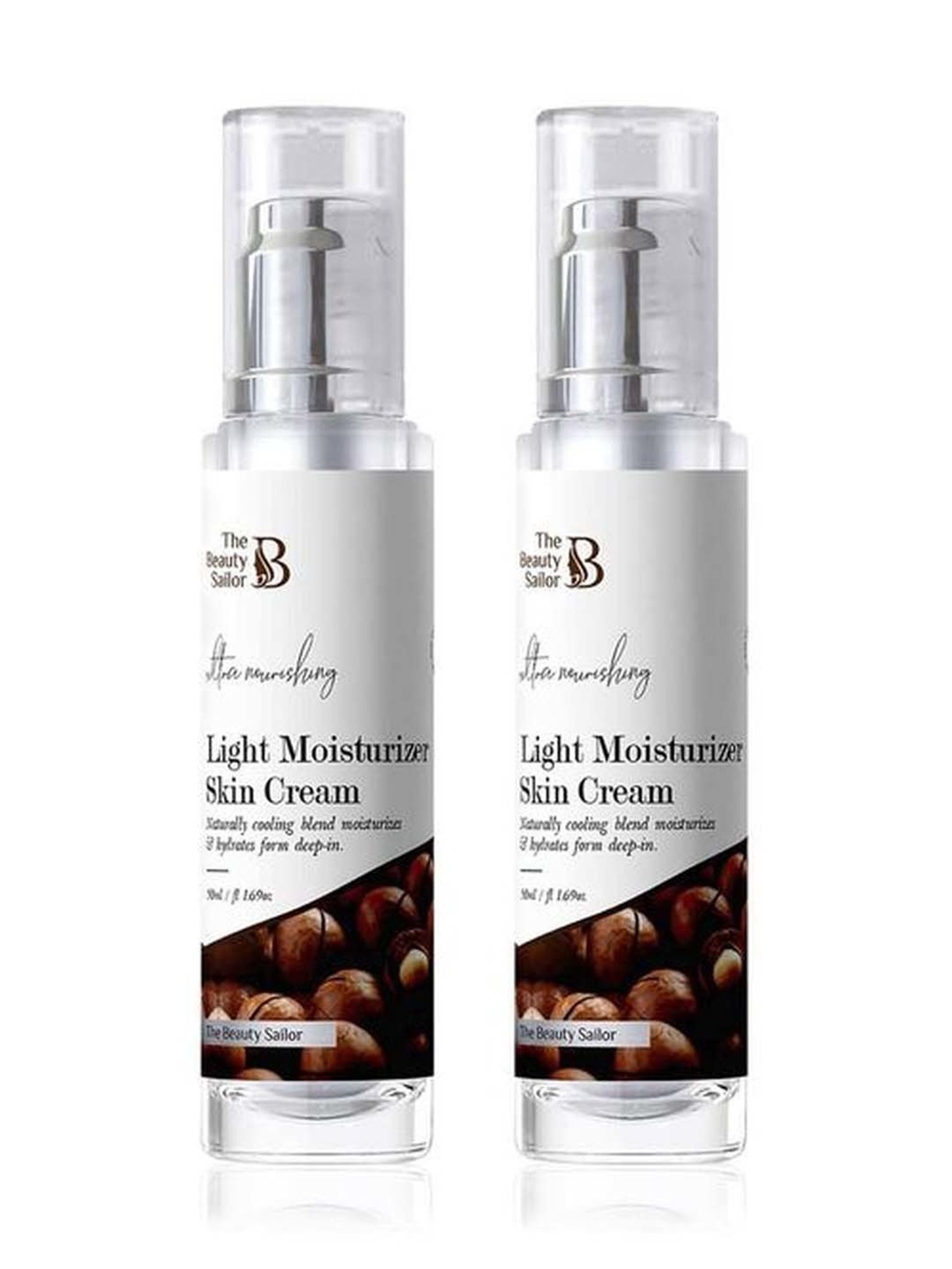 The Beauty Sailor Light Moisturizer Skin Cream Pack of 2 - 100 ml