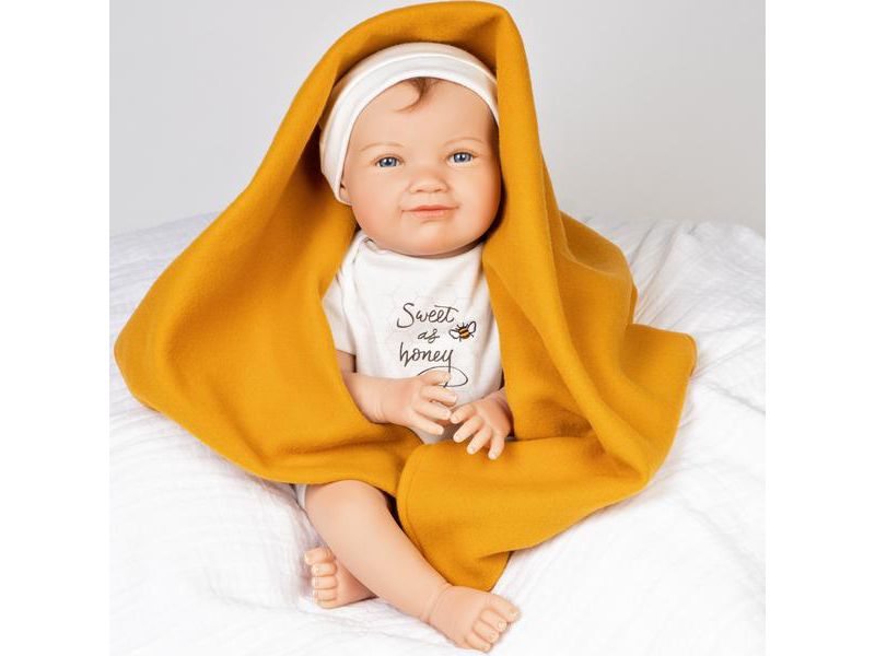 Paradise Galleries Realistic Toddler Doll - Sweet as Honey, 5-Piece Reborn Doll Gift Set with Magnetic Pacifier, 3+