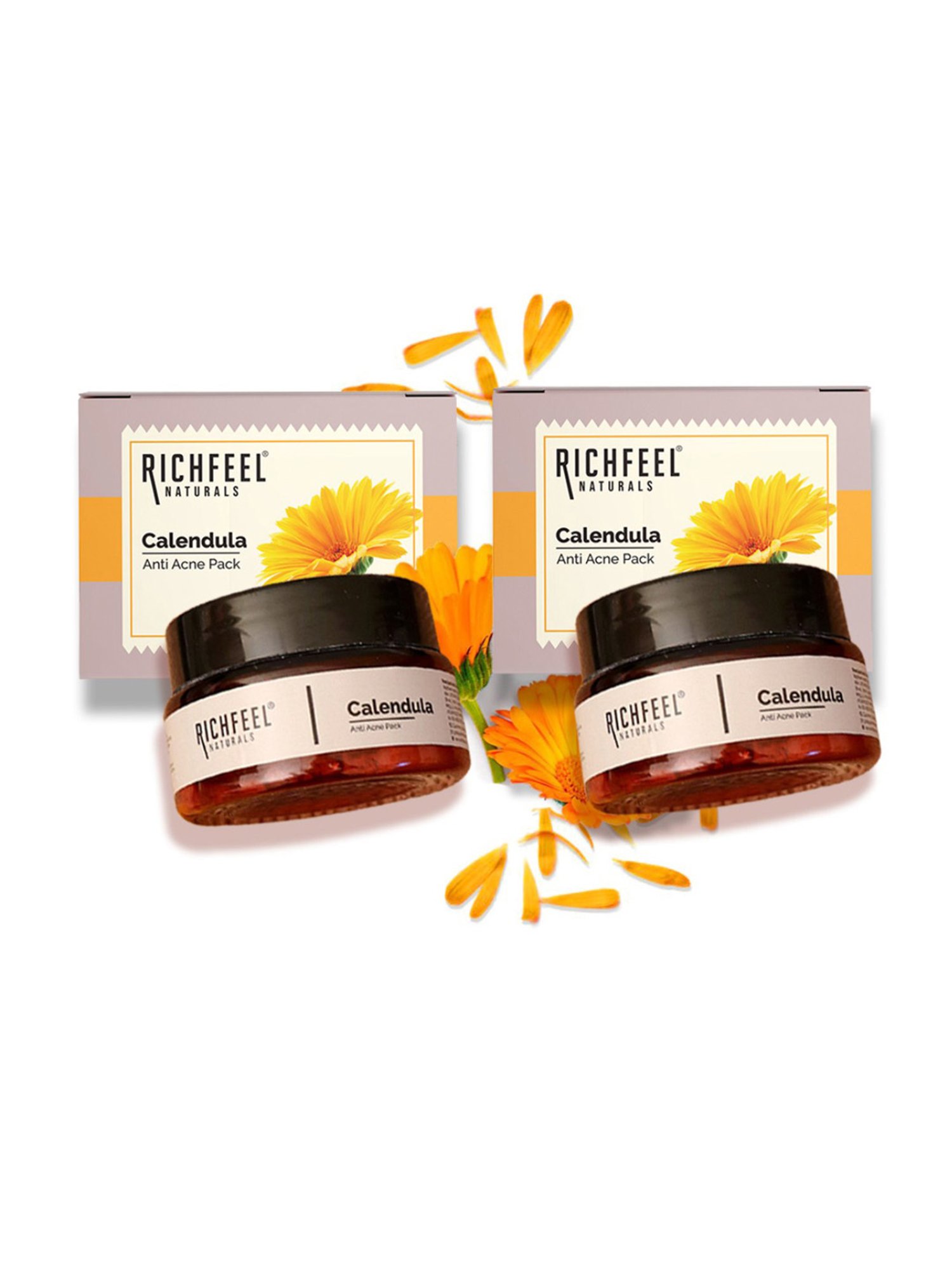 Richfeel Calendula Anti Acne Pack - Pack of 2