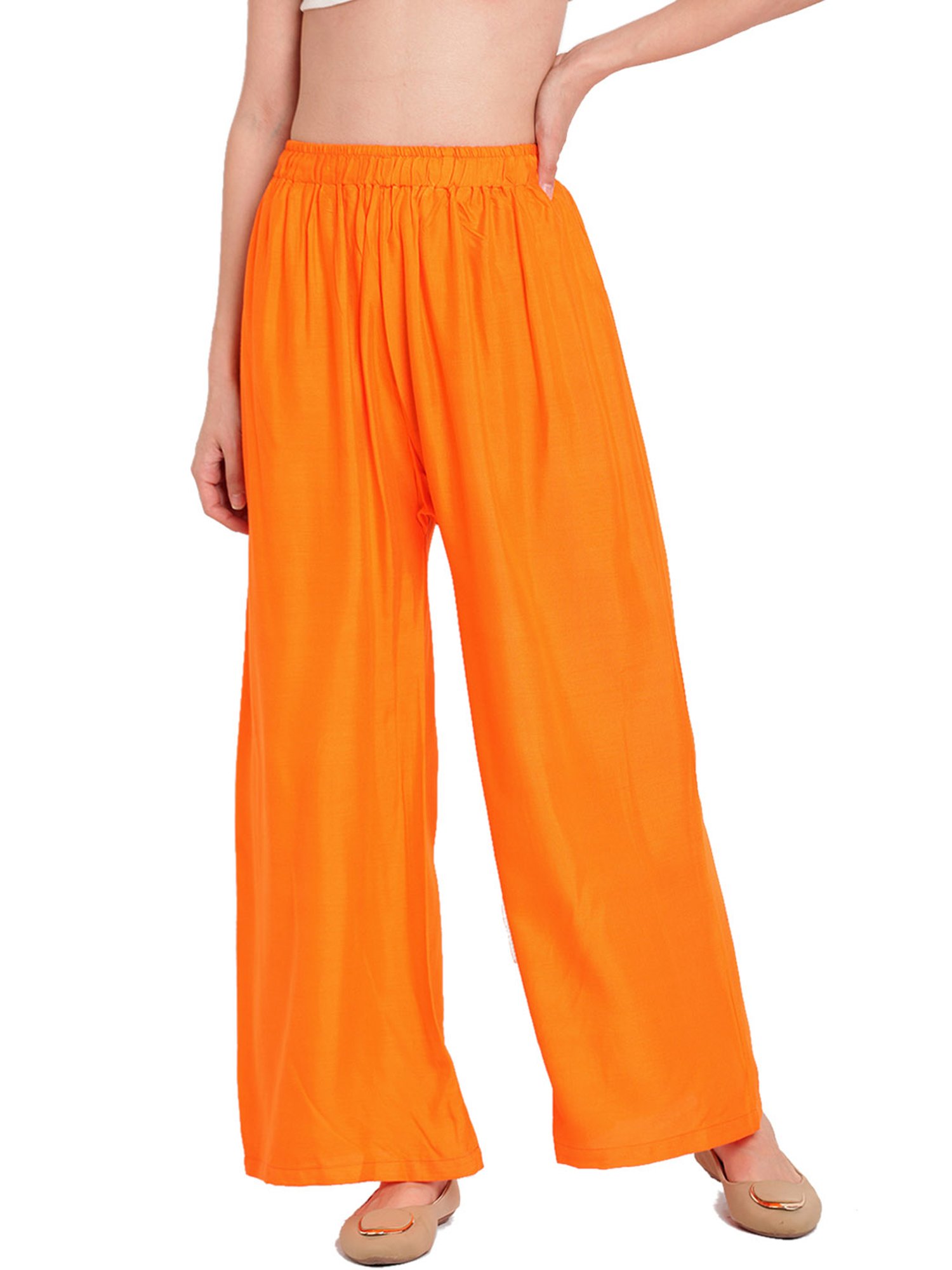 N-Gal Multicolor Flared Fit Palazzos (Pack Of 2)