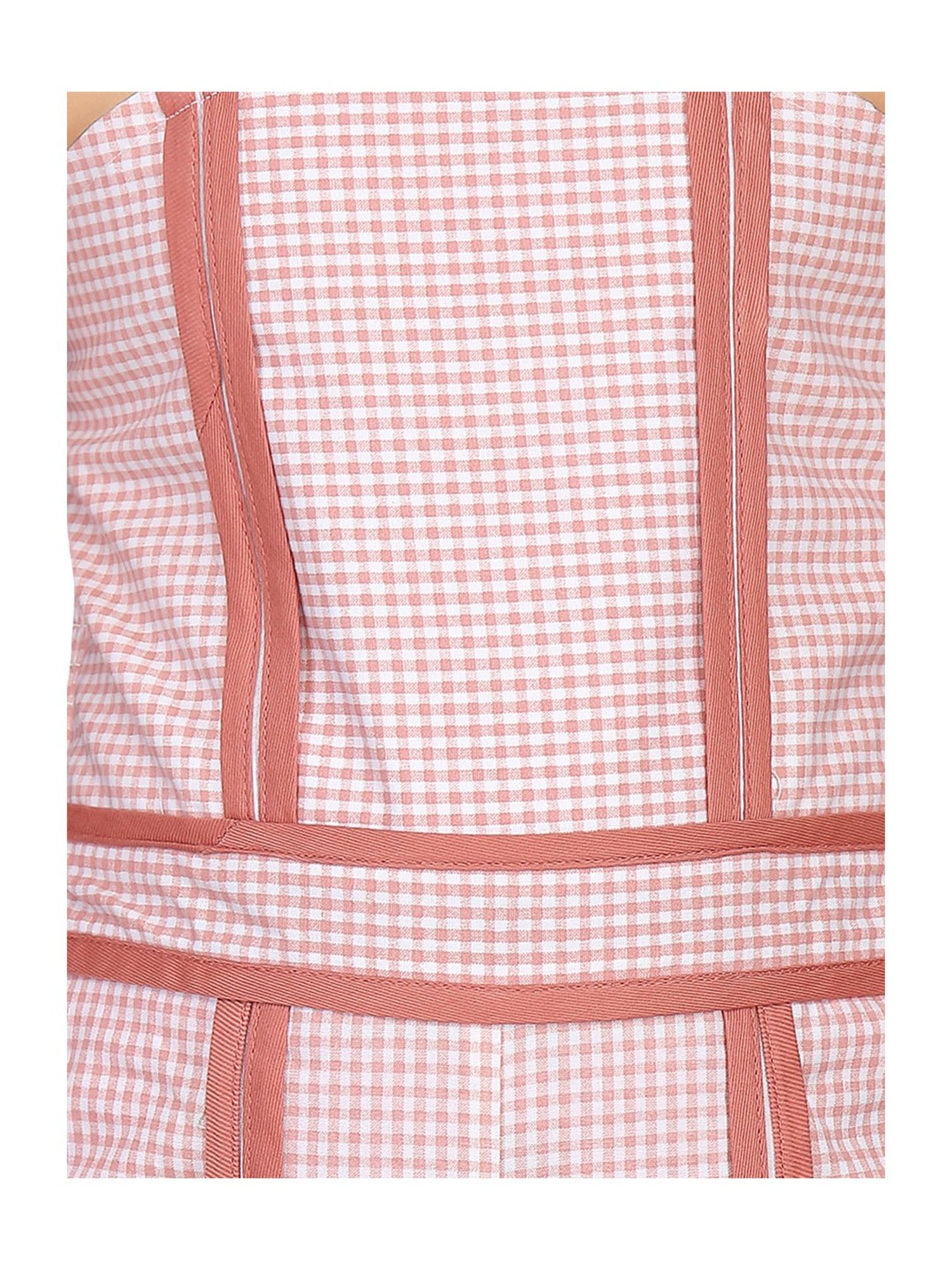 Aarika Kids Peach Printed Jumpsuit