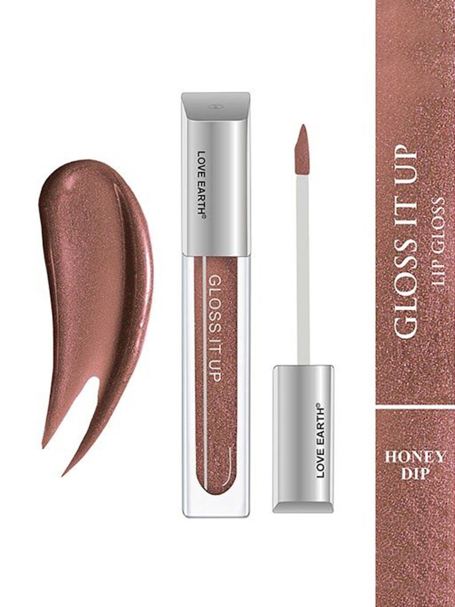 Love Earth Gloss It Up Lip Gloss Honey Dip - 3 ml