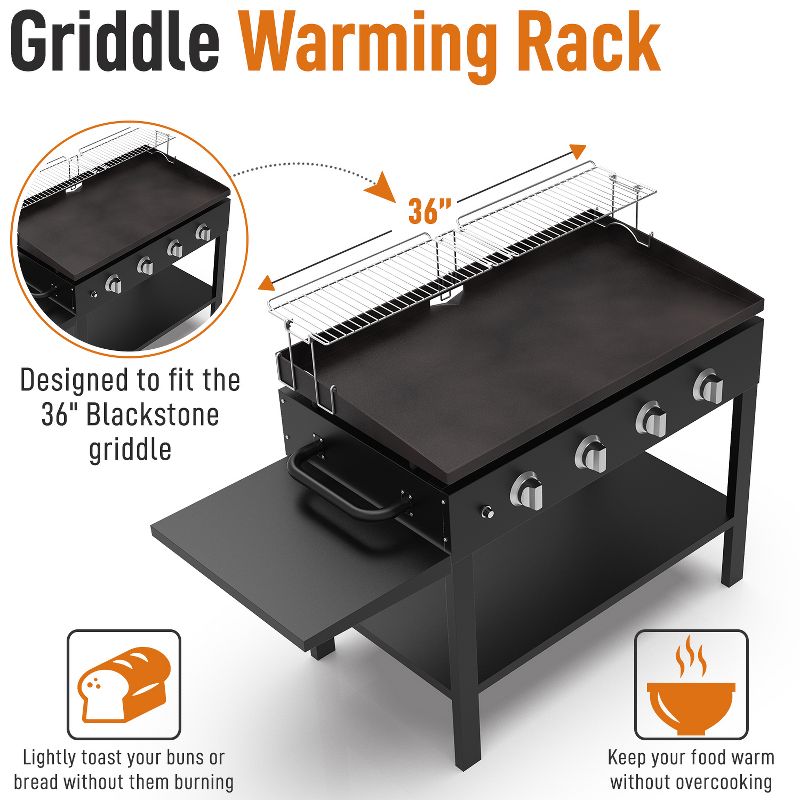 Yukon Glory 36 in. Griddle Warming Rack