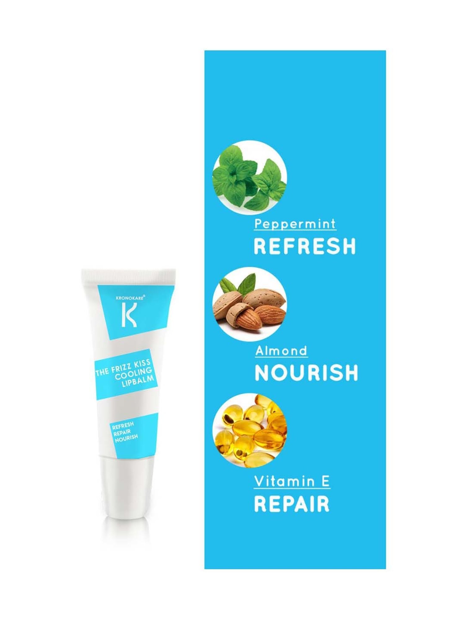 Kronokare The Frizz Kiss Cooling Explosion Lip Balm - 10 ml