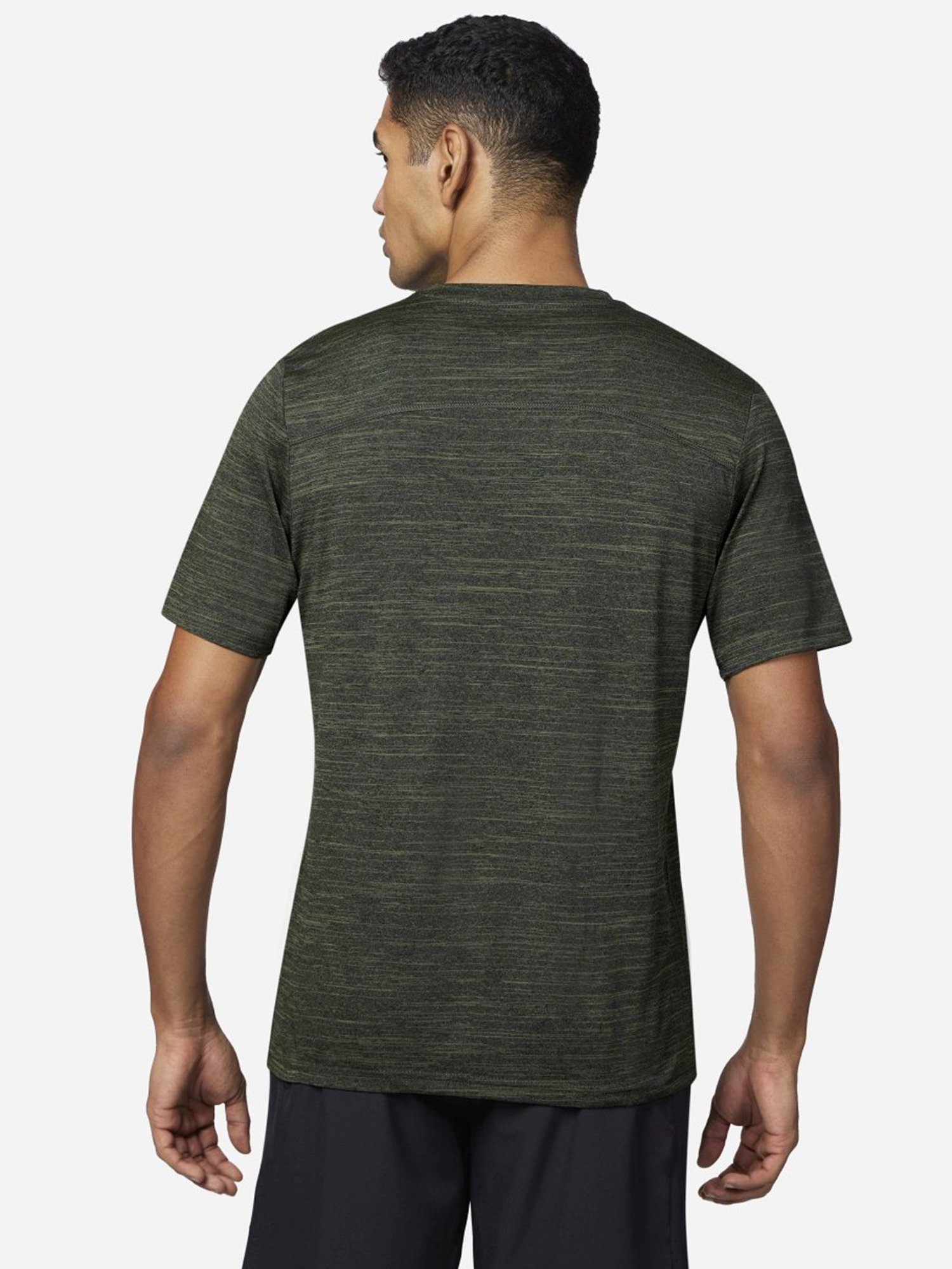 Skechers Green Regular Fit Printed T-Shirt