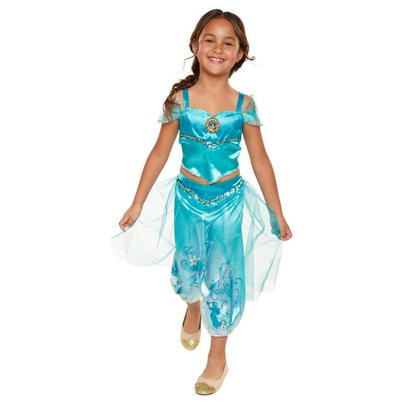 Little Adventures Girls' Princess Gloves White with Diva Crown Silver