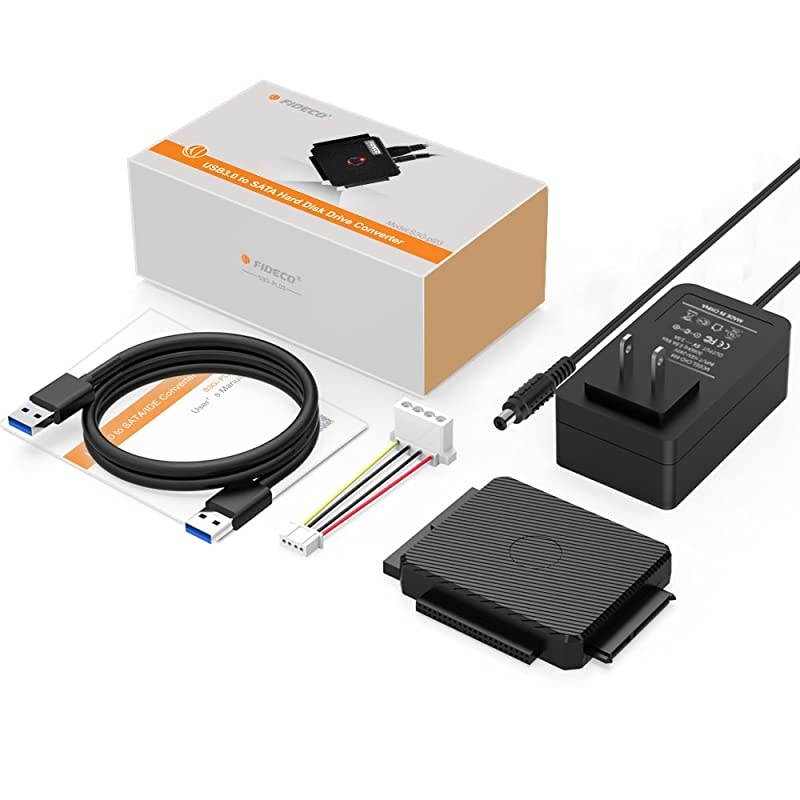 SATAIDE to USB 30 Adapter Hard Drive Adapter Cable Converter for Universal 2535 Inch IDE and SATA External HDD SSD 525Inch DVDROMCDROMCDRWDVDRWDVD+RW Support 16TB Cable PL03