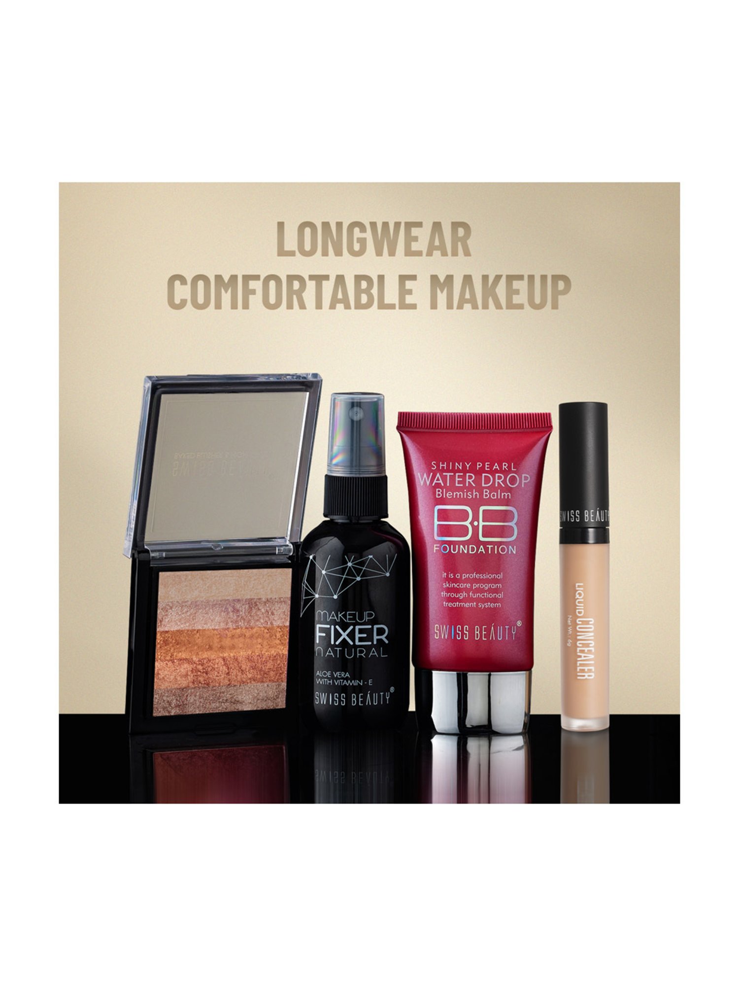 SWISS BEAUTY Brick Highlighter 2 - 7 gm