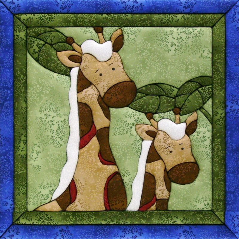 Quilt-Magic No Sew Wall Hanging Kit-Giraffe