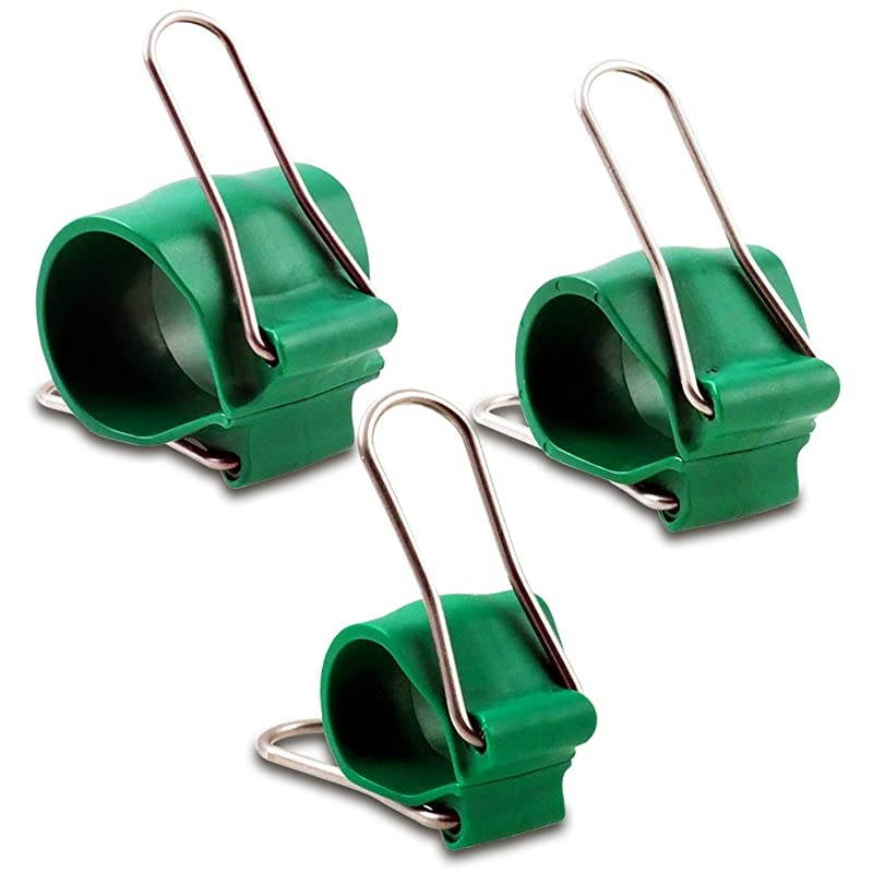 Variety Packs Universal Bundling Clip for All The Chaos in Life IndoorOutdoor Stainless Steel Wings Office Home Garden 3 Sizes Qty 18 Small Green Medium Green Large Green