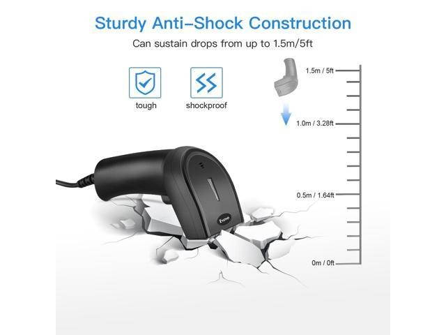 EY-006Y QR Barcode Scanner Portable Wired 1D 2D USB Bar Code Reader For Windows DataMatrix 2D Code Scanner PDF417