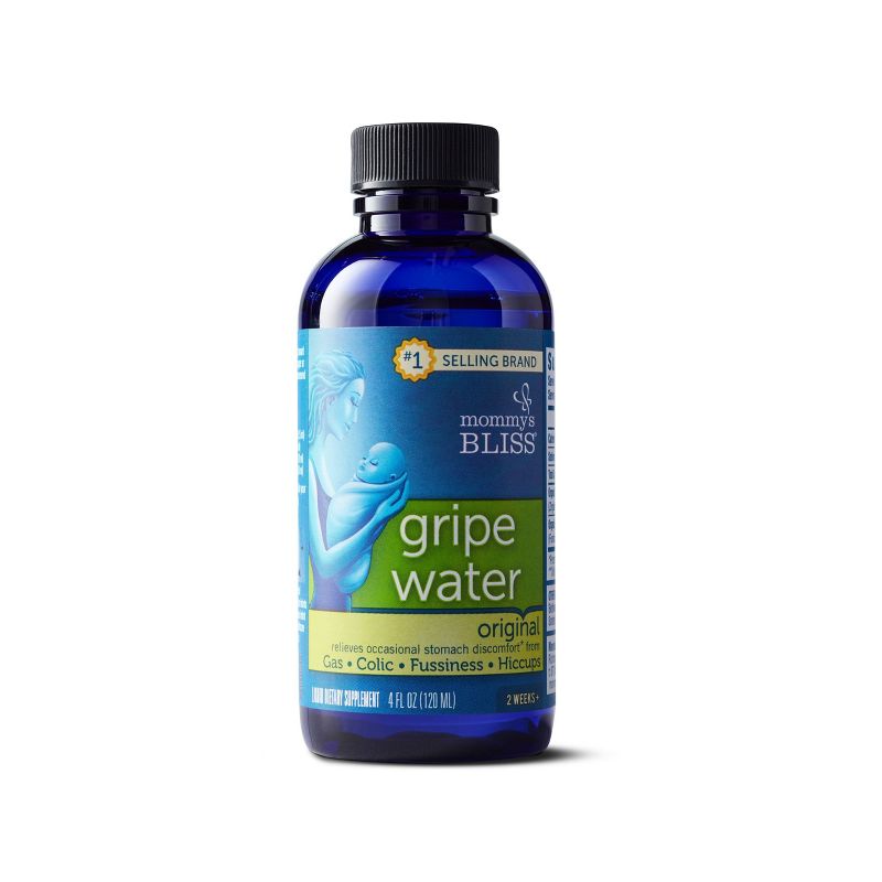 Mommy's Bliss Gripe Water for Babies with Gas, Colic or Stomach Discomfort - 4 fl oz