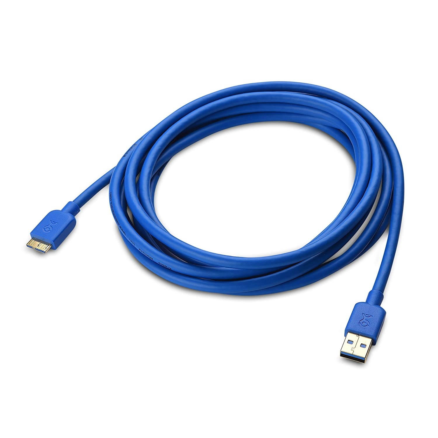 Cable Matters Micro USB 3.0 Cable (Micro USB 3 Cable A to Micro B) in Blue 10 Feet - Available 3FT - 15FT in Length