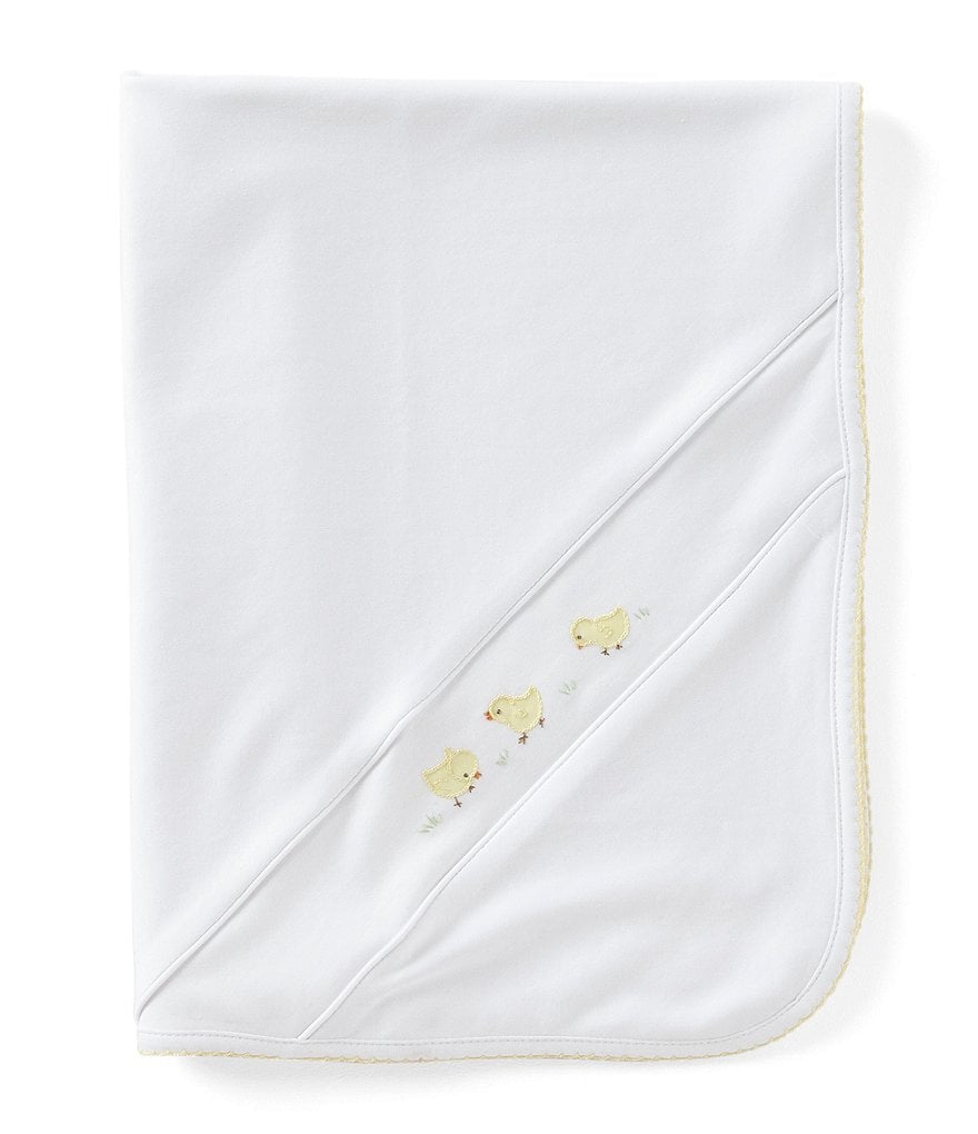 Feltman Brothers Baby Chick Embroidered Blanket