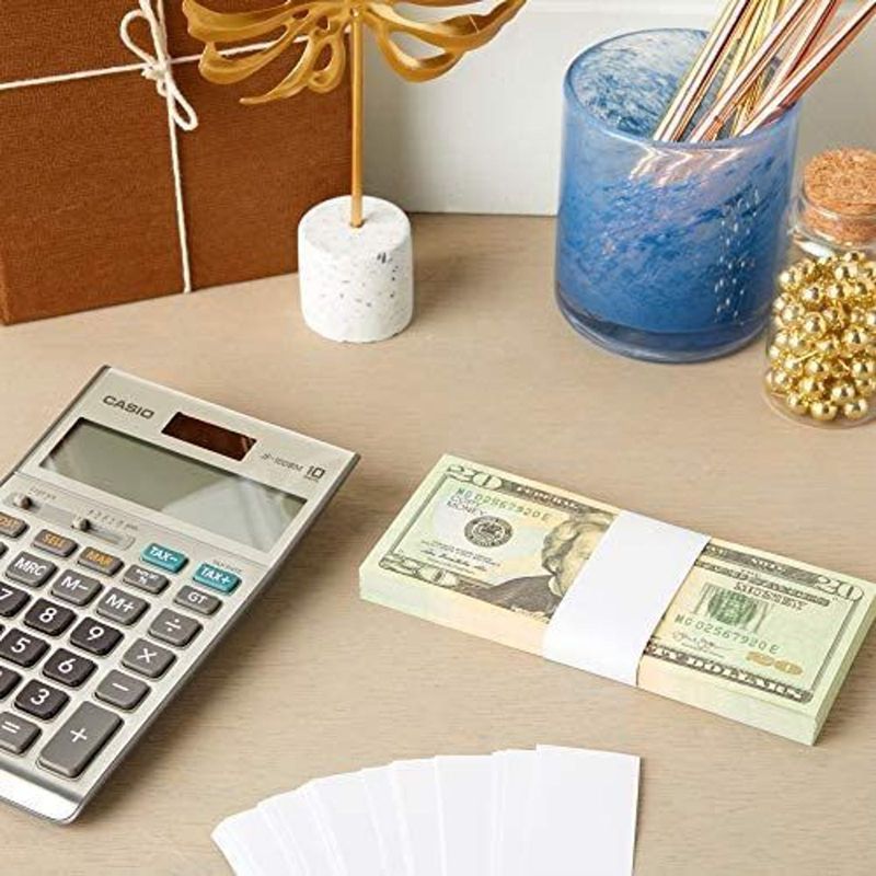 JAM Paper 8 5/8'' x 11 1/2'' 6pk Plastic 3 Hole Punch Binder Envelopes, Hook & Loop Closure, 1" Expansion - Multicolor