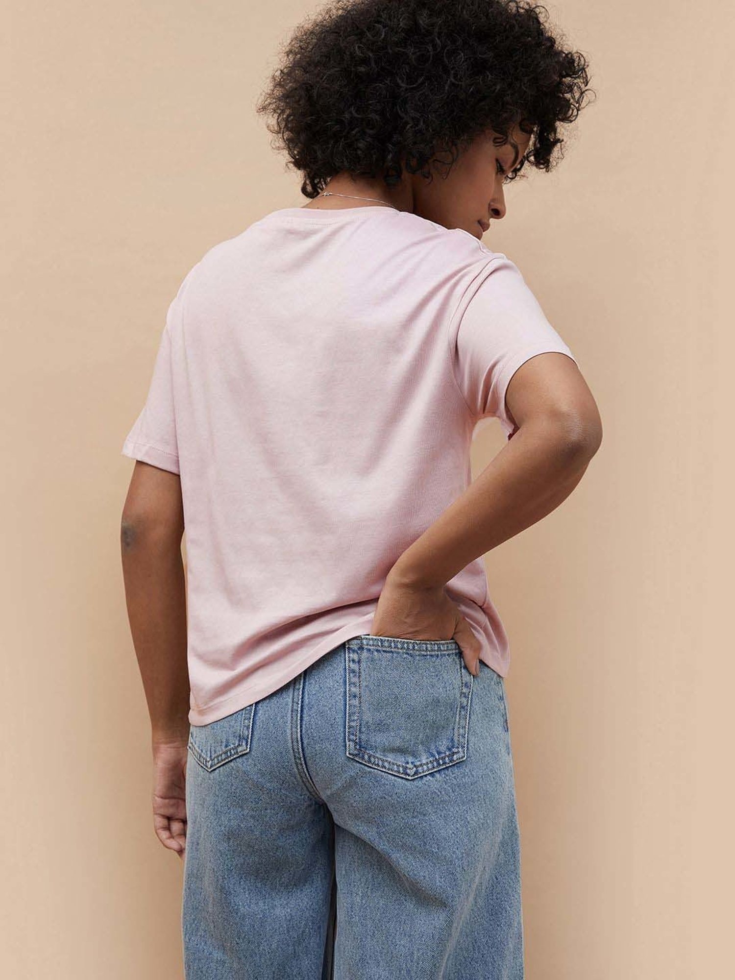 Fame Forever by Lifestyle Pink Cotton Regular Fit T-Shirt