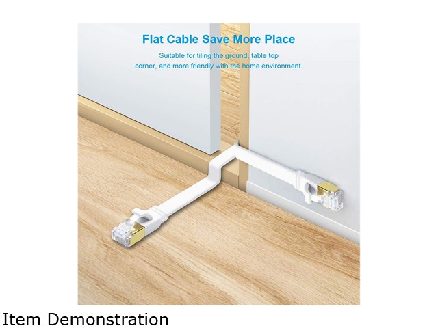 NEK Cat 8 Ethernet Cable 33 ft. 26AWG Heavy Duty High Speed RJ45 Patch Cord, Cat8 LAN Gold Plated 40Gbps 2000Mhz Network, Indoor, Outdoor & Weatherproof S/FTP UV Resistant for Router/Modem/Gaming