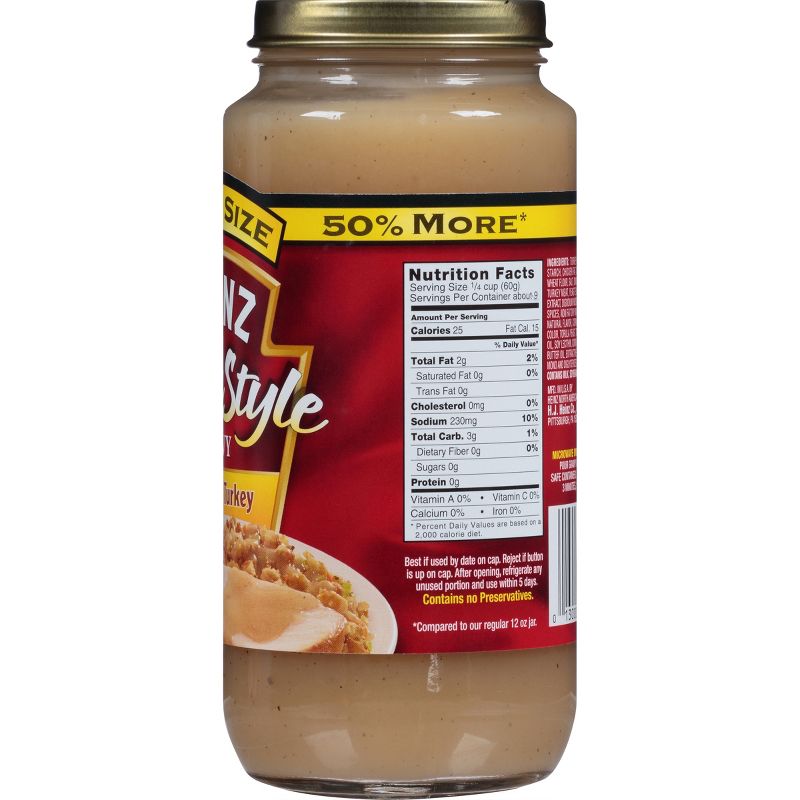Heinz Home Style Roasted Turkey Gravy - 18oz