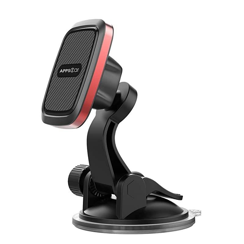 Car Phone Mount with Adjustable Arm Universal Dashboard Windshield Cell Phone Holder for Car Dash Strong Gel Suction Compatible with iPhone 11 11pro Xs XS Max XR 8 7 Samsung S10 S9 S8 S7