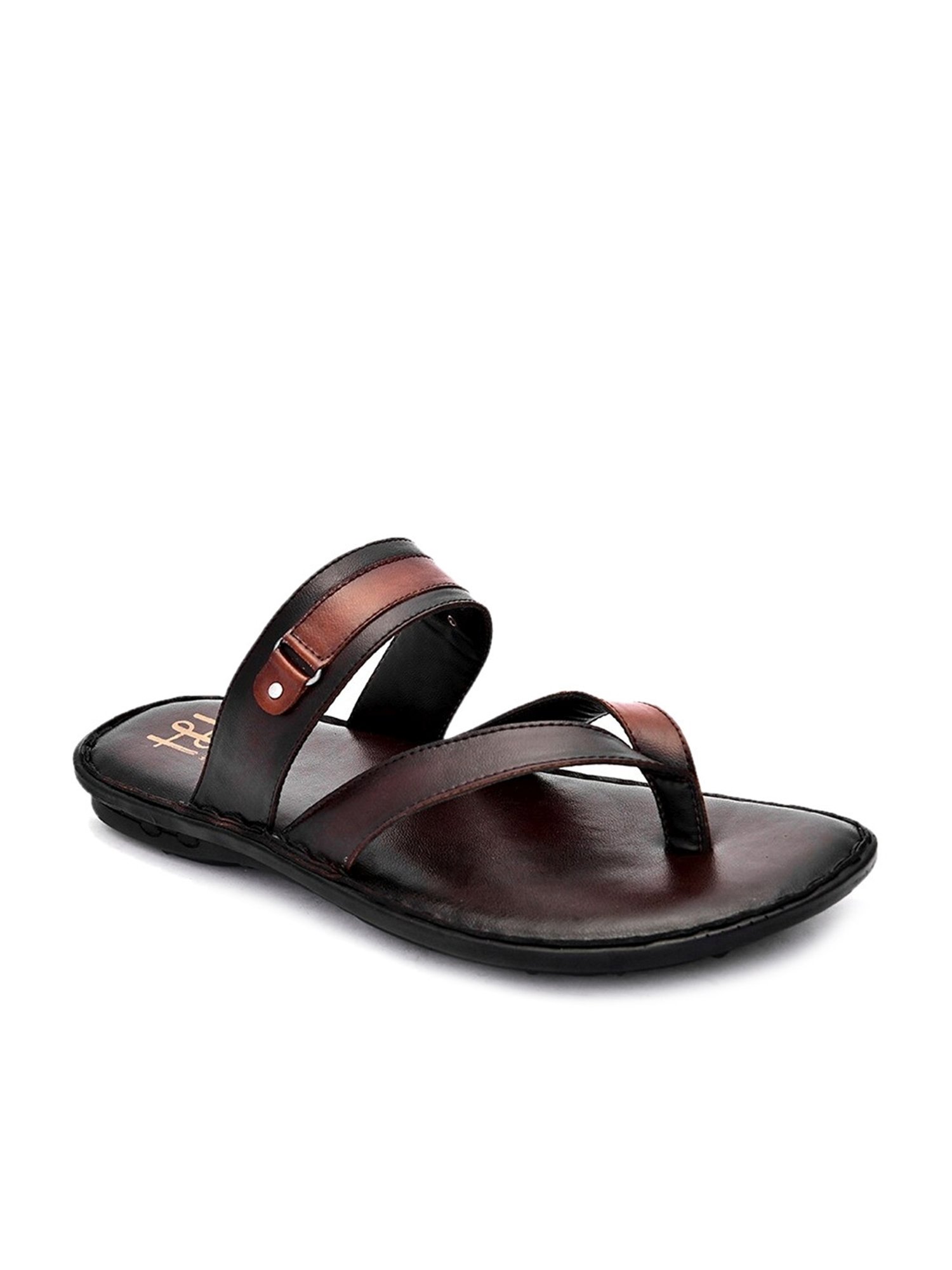 Hydes N Hues Men's Brown Thong Sandals