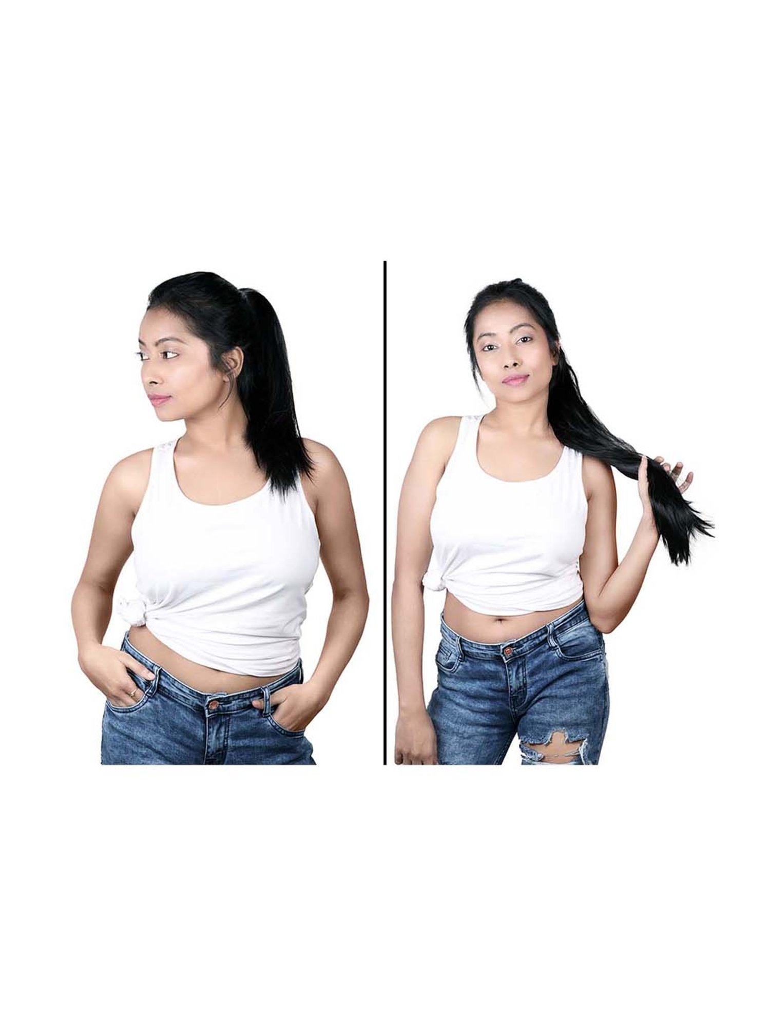 Streak Street Curly Jet Black Ponytail