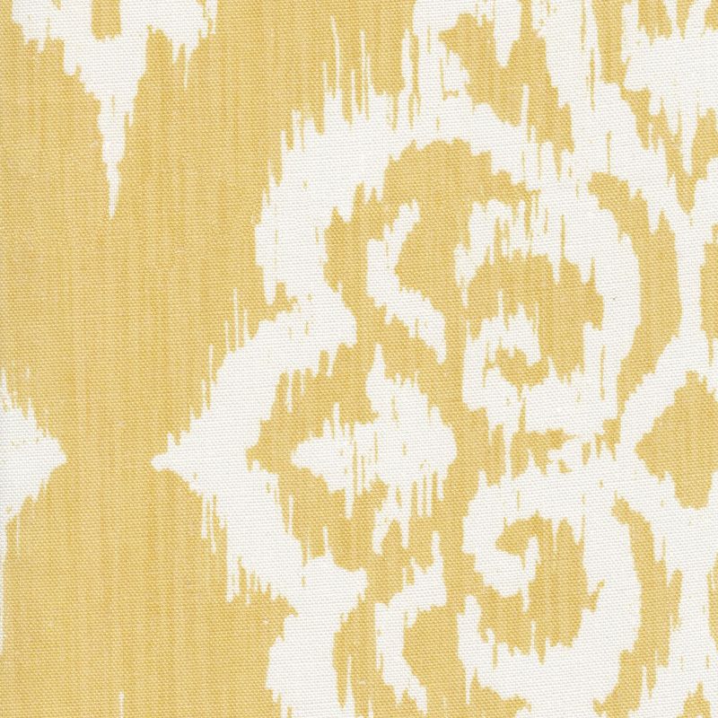 Set of 2 Parson Dining Chair Wood/Damask Yellow - HomePop