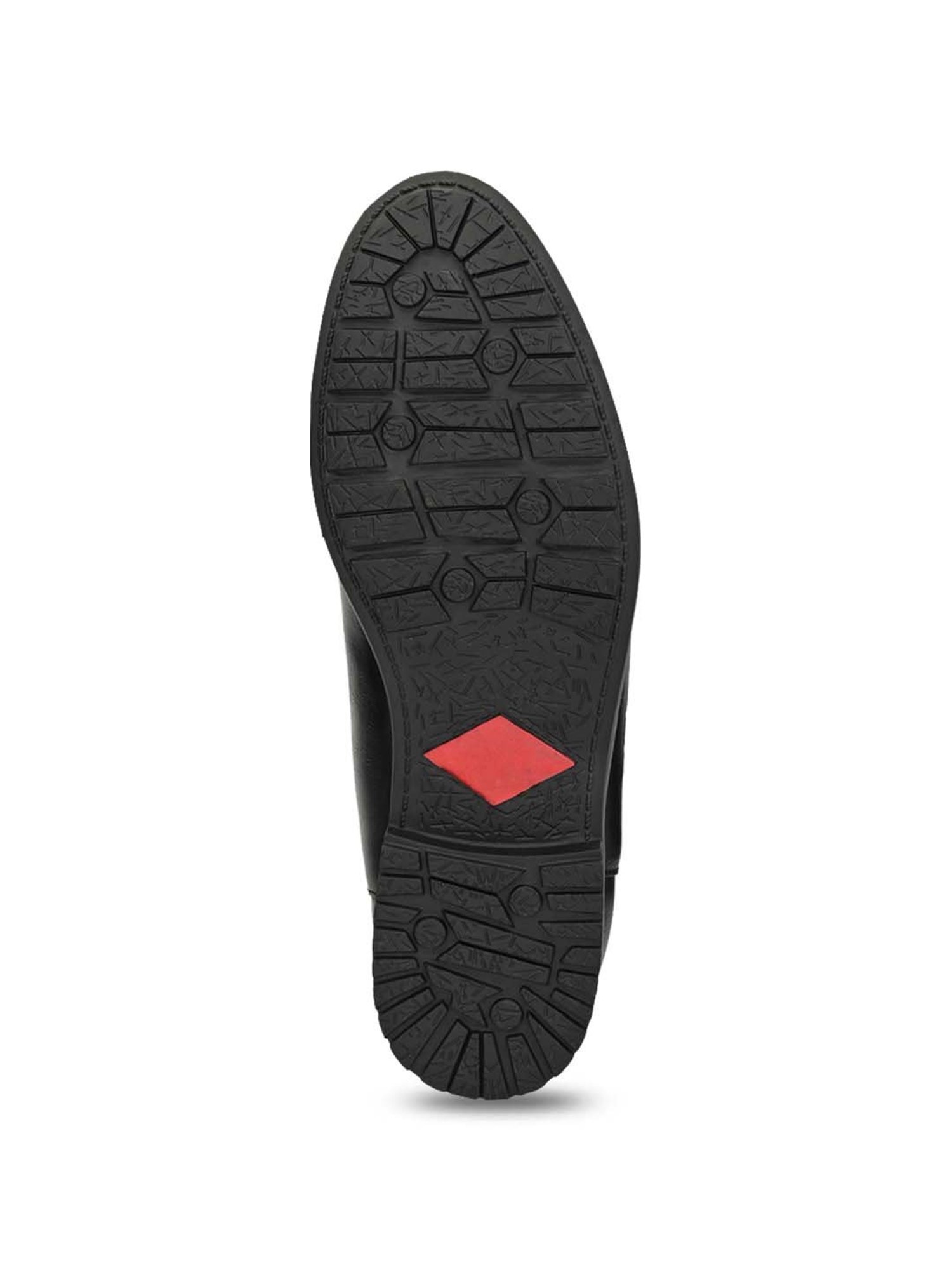 El Paso Men's Jet black Chelsea Boots