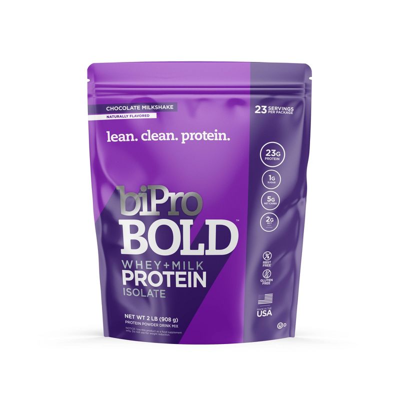 BiPro Bold Protein Powder - Chocolate Milkshake - 2lbs