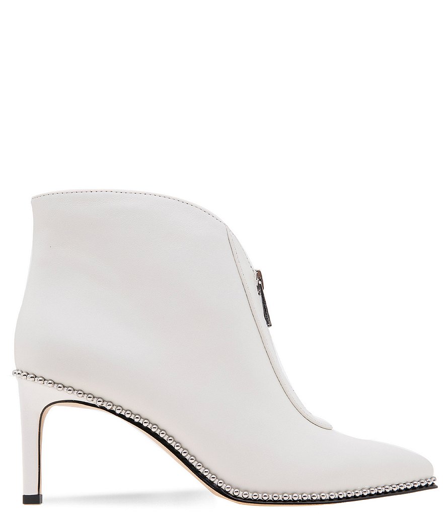 BCBGeneration Mipper Leather Front Zip Ball Chain Shooties