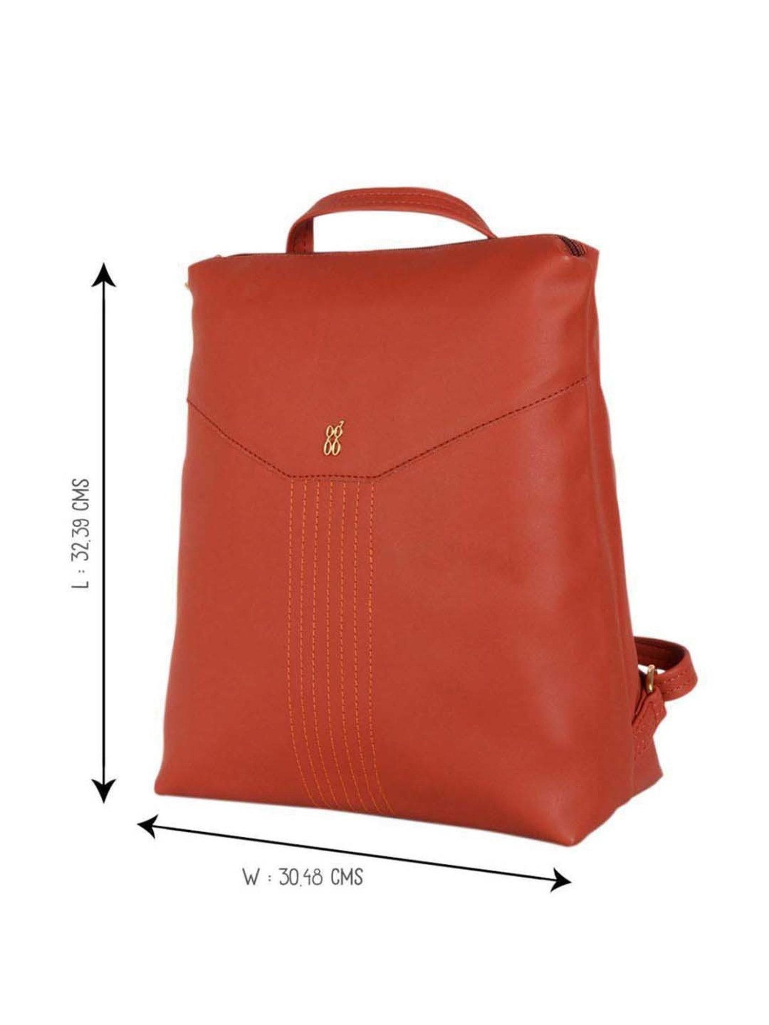 Baggit Red Medium Backpack