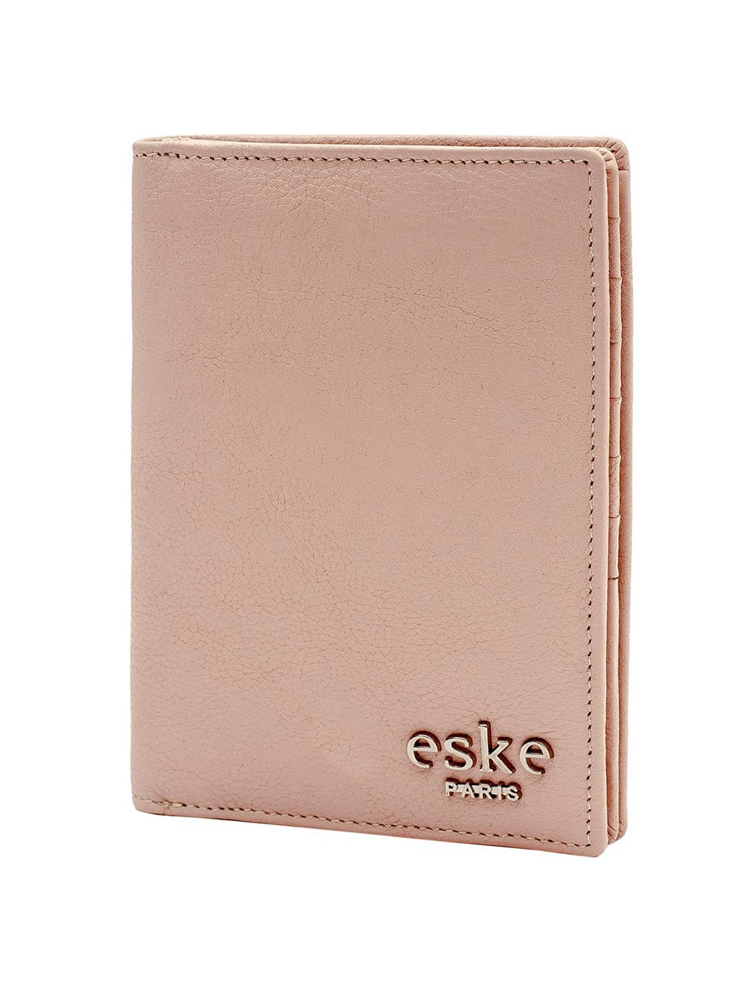Eske Mabel Blush Pink Solid Small Passport Holder