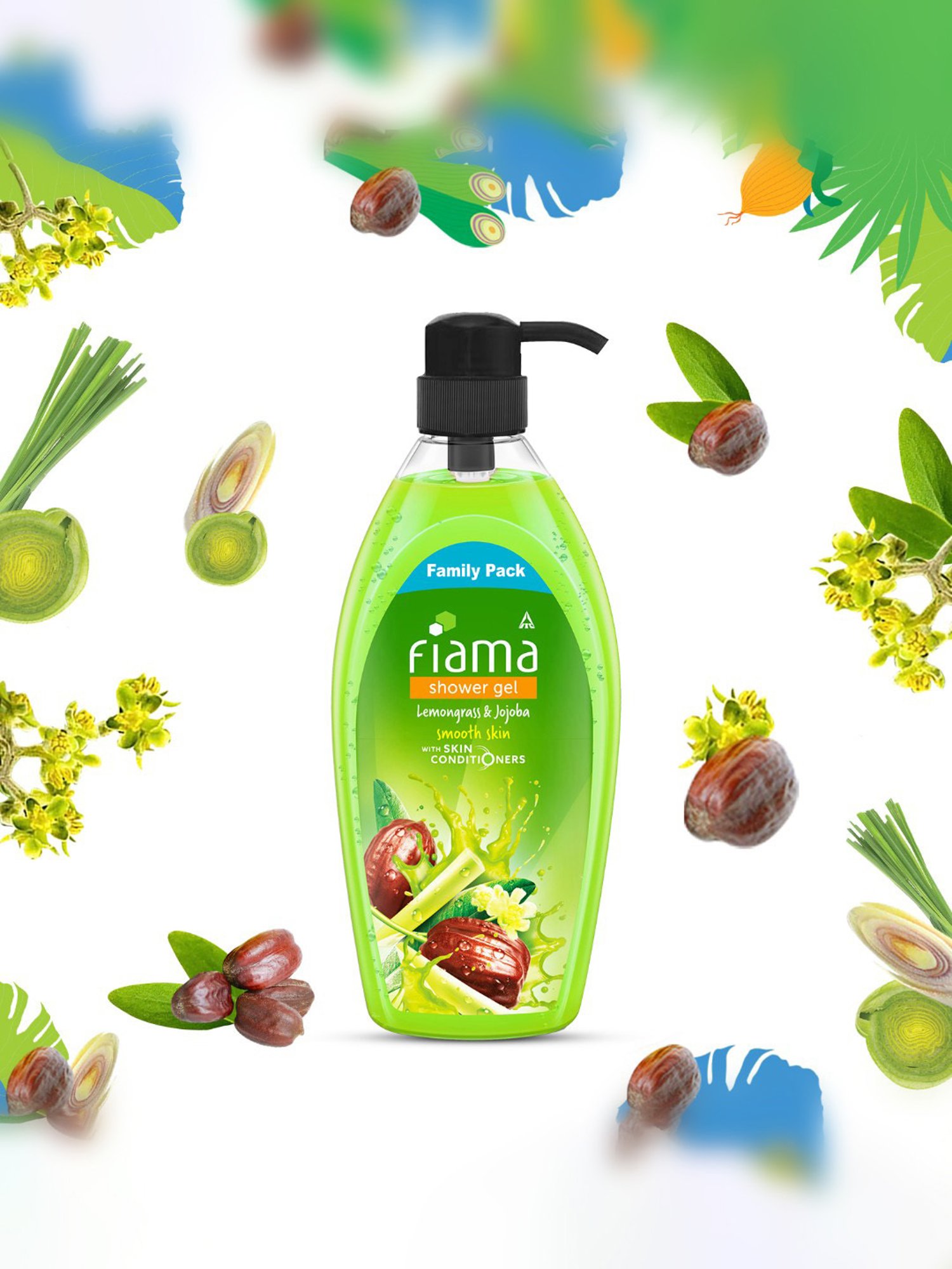 Fiama Lemongrass & Jojoba Shower Gel - 895 ml