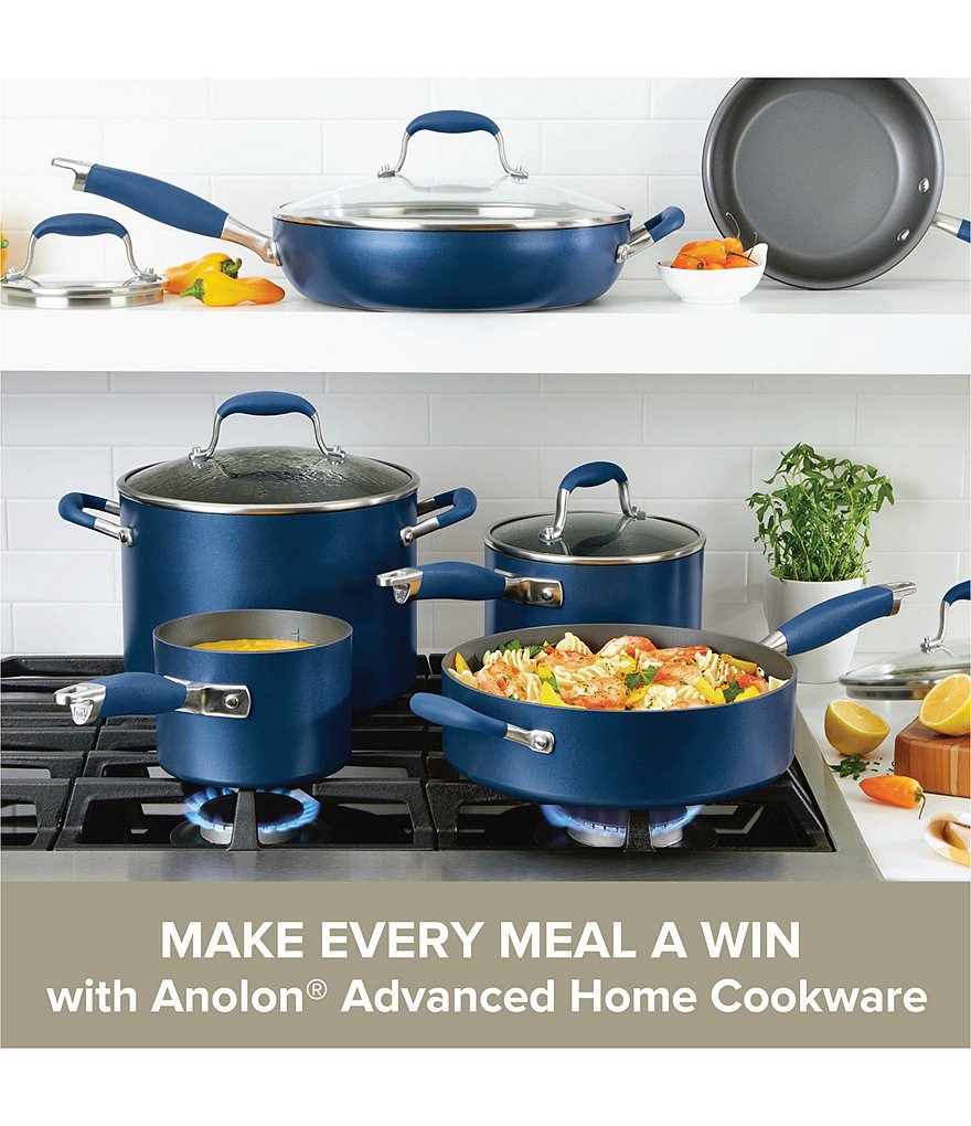 Anolon Advanced Home Hard-Anodized Nonstick 11-Piece Cookware Set