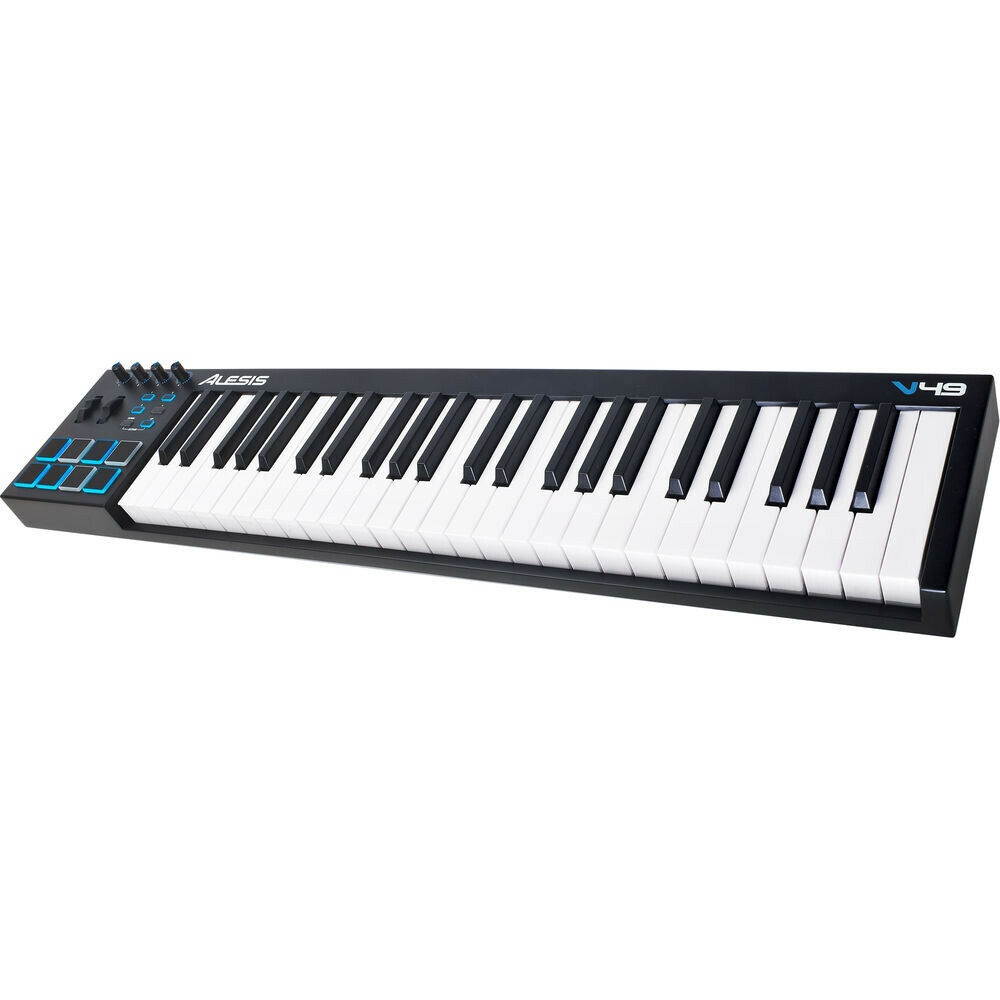 Alesis V49 49-Key USB MIDI Keyboard & Drum Pad Controller + Accessories