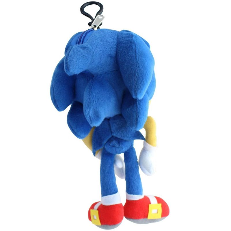Accessory Innovations Company Sonic The Hedgehog 12 Inch Plush Clip On Coin Bag