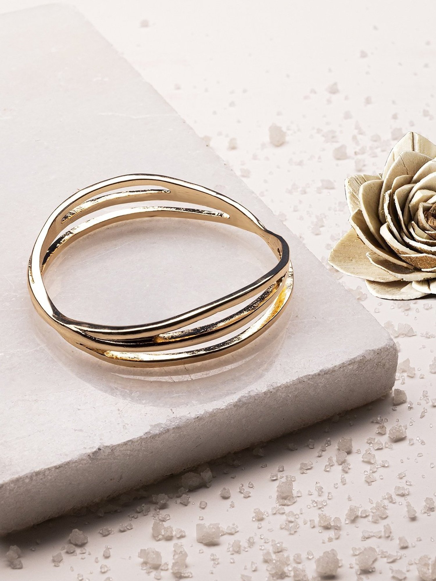 Accessorize London Women's Triple Layer Bangle