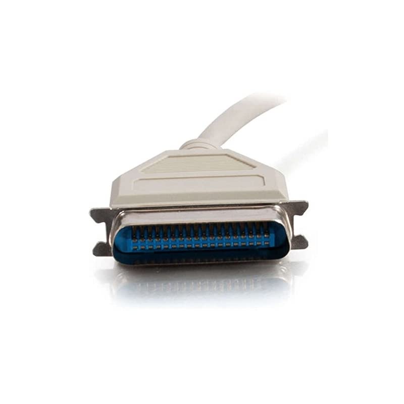 02300 IEEE-1284 DB25 Male to Centronics 36 Male Parallel Printer Cable, Beige (6 Feet, 1.82 Meters)