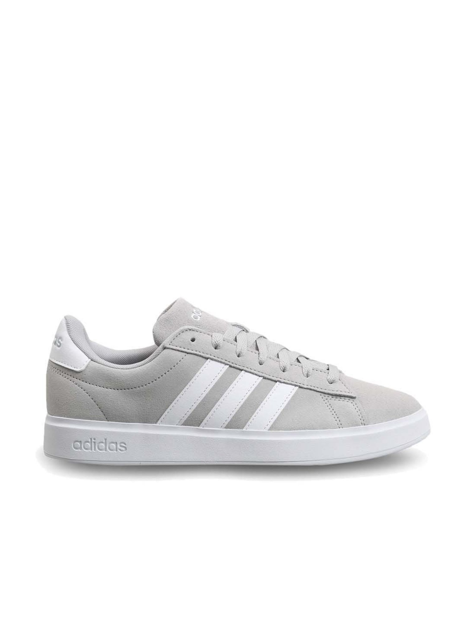 Adidas Men's GRAND COURT Grey Tennis Shoes
