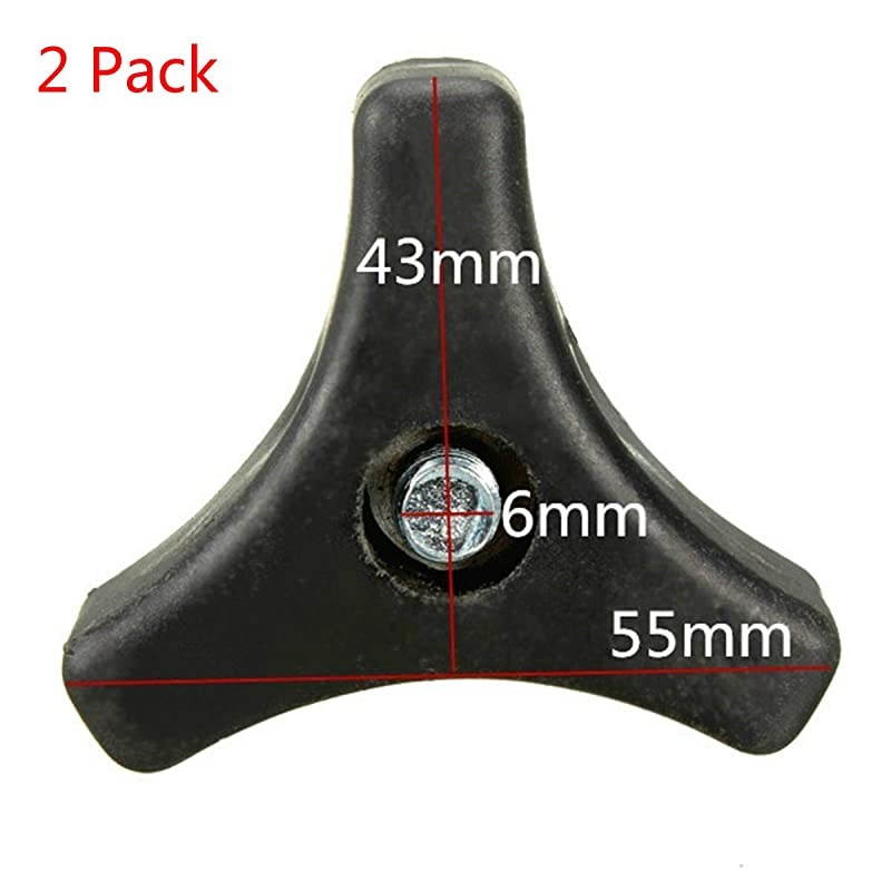 2 Pack Triangle Handle Knob Screw Bolt Fit for Honda Lawn MachineLawn Mower