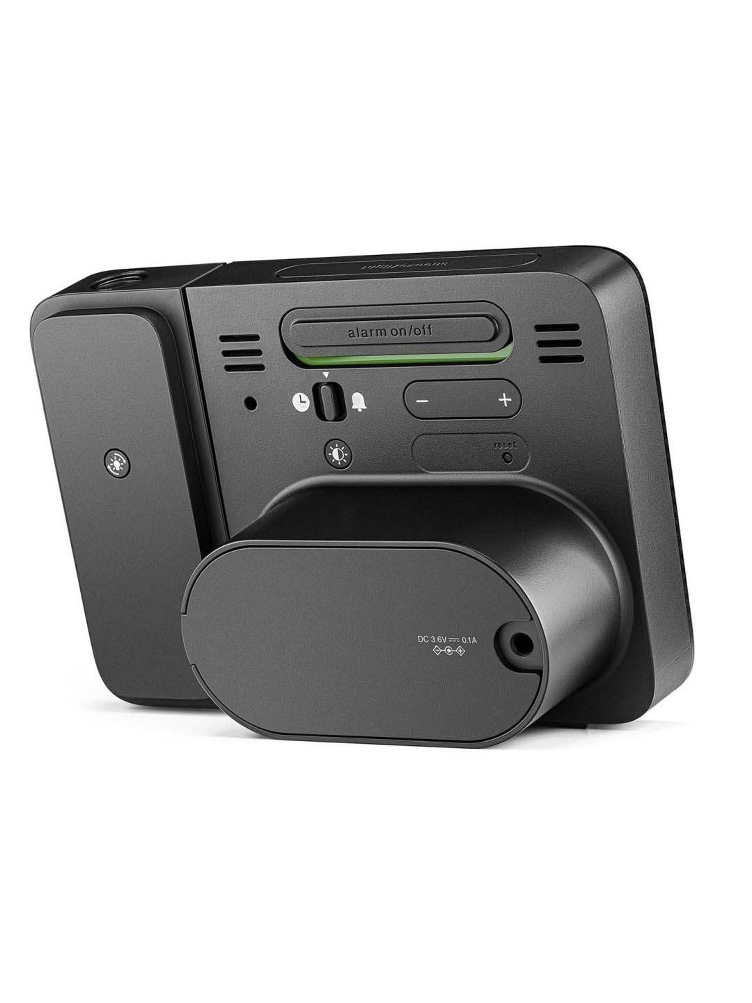 Braun Black Digital Weather Station Clock