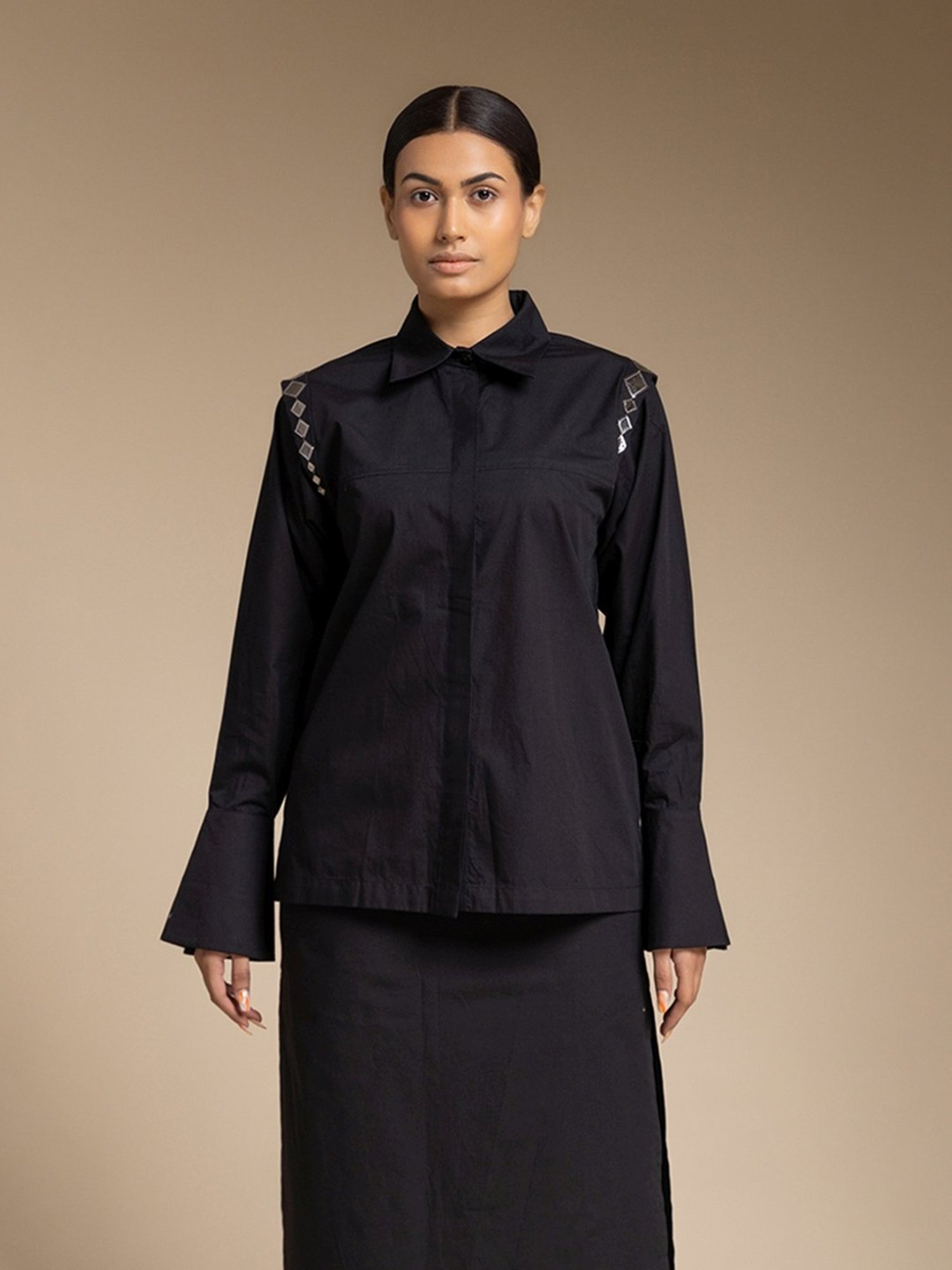 House of Manaa Black Mirror Shirt