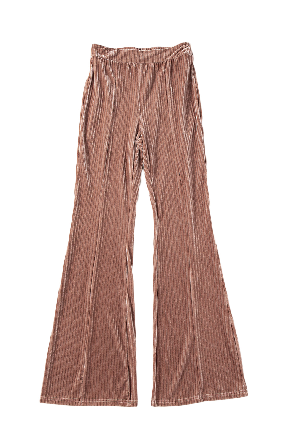 Karen Kane Cropped Wide Leg Linen Blend Striped Pants