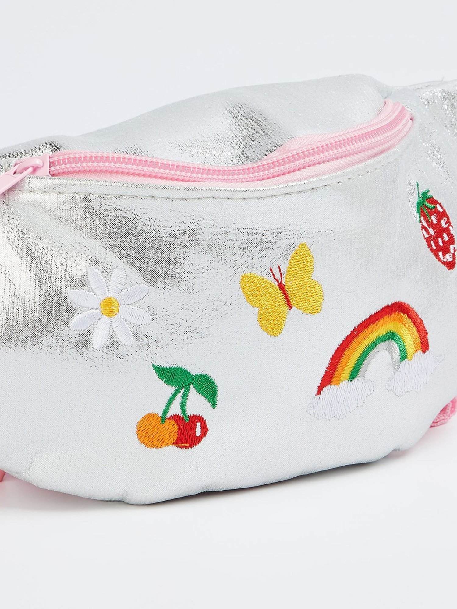 Ginger by Lifestyle Silver Shimmer Waist Bag